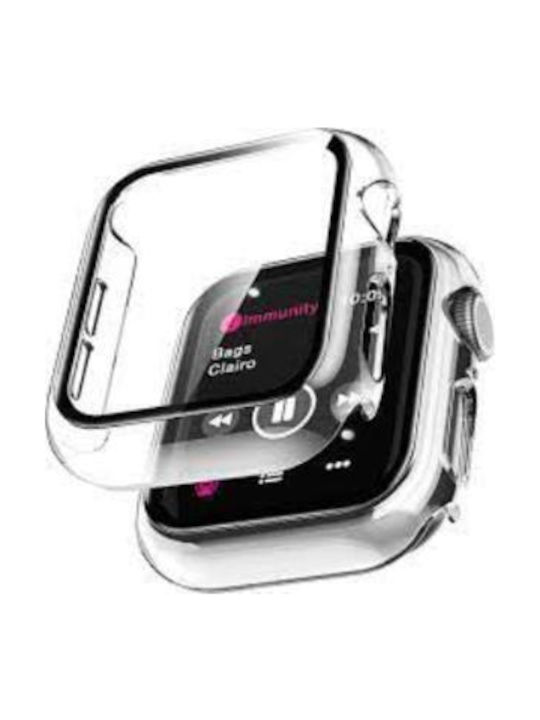 Plastikhülle mit Glas in Transparent Farbe für Uhr 46 mm