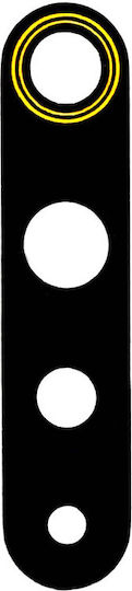 Lentilă Cameră Telefon Mobil Negru pentru (Realme 6)