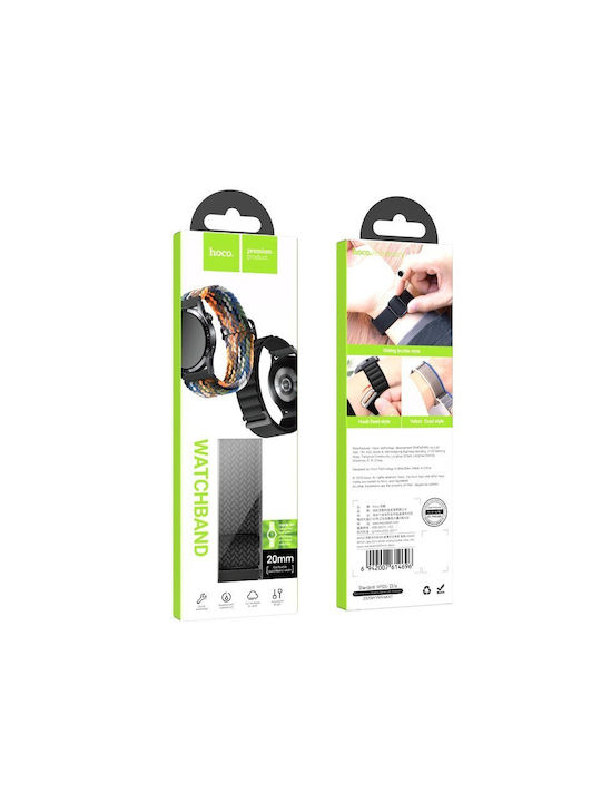 Watchband Hoco Wh03 Jane Eyre Series Από Ultra-thin Nylon Για Samsung Huawei Xiaomi Vivo Κα 20mm Universal Star Black Watchband Hoco Wh03 Jane Eyre Series Από Ultra-thin Nylon Για Samsung Huawei Xiaomi Vivo Κα 20mm Universal Star Black