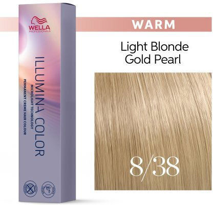 Wella Illumina Color Hair Dye 8/38 60ml