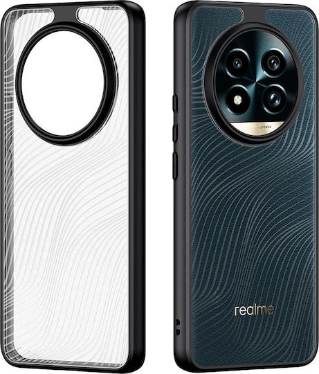 Dux Ducis Aimo Series Umschlag Rückseite Silikon mit Band Schwarz (Realme 13 Pro / 13 Pro+)