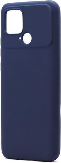 iNOS Soft Back Cover Σιλικόνης Μπλε (Poco C40)