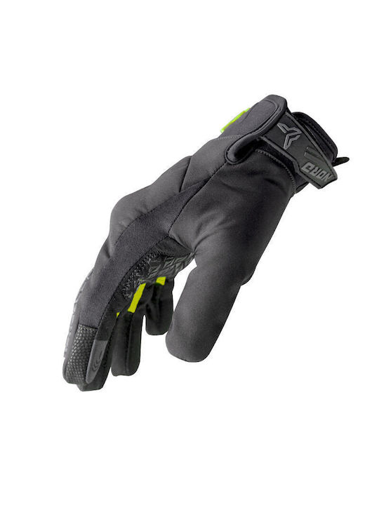 Nordcode Glenn Evo Winter Men's Motorcycle Gloves Neoprene Black/Fluo