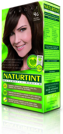 Naturtint Permanent Hair Color Βαφή Μαλλιών Χωρίς Αμμωνία 4g Καστανό Χρυσαφί 4gr