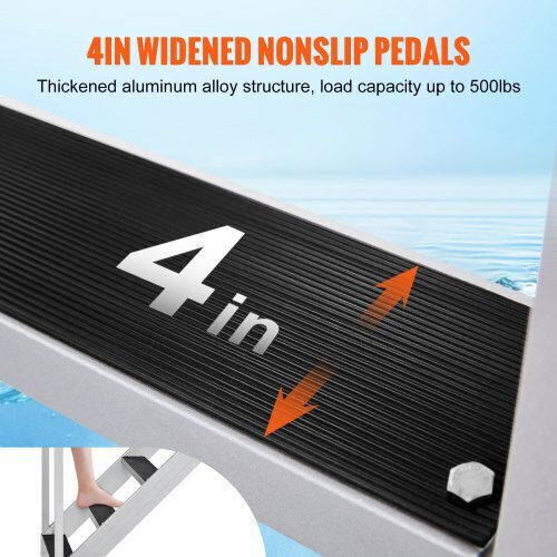 Vevor 4 Steps Boat Ladder