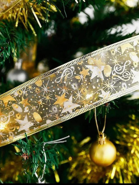 Next Illuminated Christmas Garland Gold 5cm X 5m