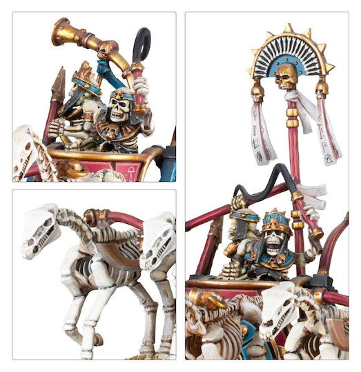 Games Workshop Warhammer: The Old World Warhammer - Tomb Kings Skeleton Chariots Figure