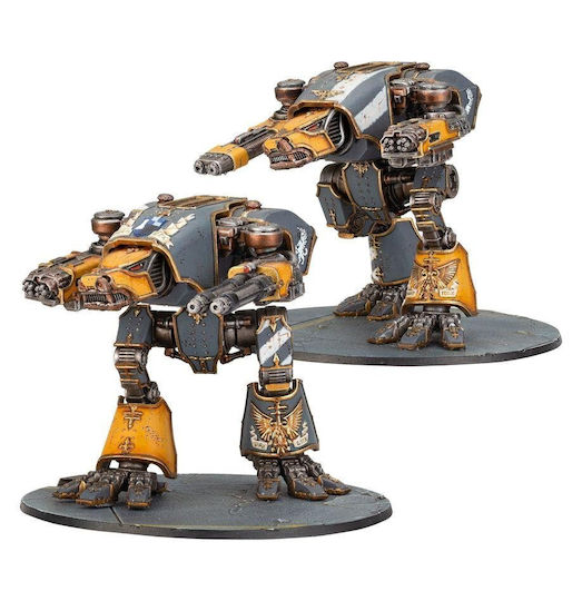 Games Workshop Warhammer: Die Horus-Häresie Legionen Imperialis Warhound Scout Titans Mit Turbo-Laser Zerstörer Und Vulcan Mega-Bolter Figuren