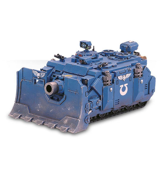 Games Workshop Warhammer 40.000 Weltraum-Marines Vindicator Kulisse