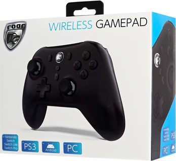 Roar RR-0026 2.4GHz Kabellos Gamepad für Android / PC / PS3 / Schalter Schwarz