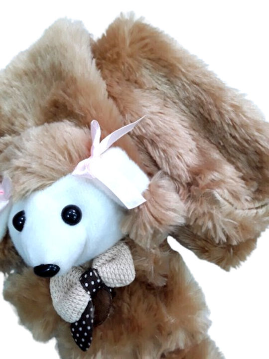 Kids Furry Scarf Puppy Brown