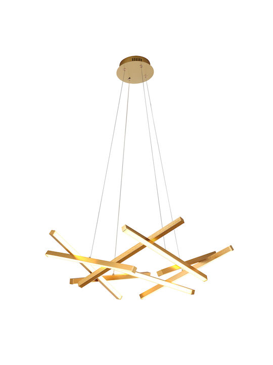 ARlight Pendant Light Gold LED with Warm White Light