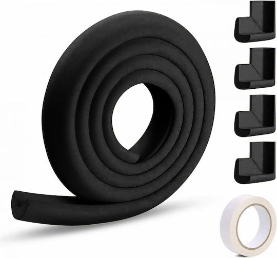 Olympus Round Protective Surfaces with Sticker made of Foam in Black Color 200εκ. 5pcs