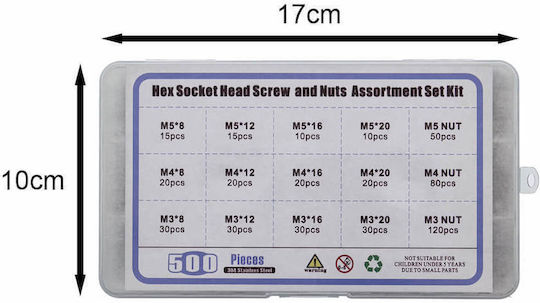 Allen Screw Inox 500pcs