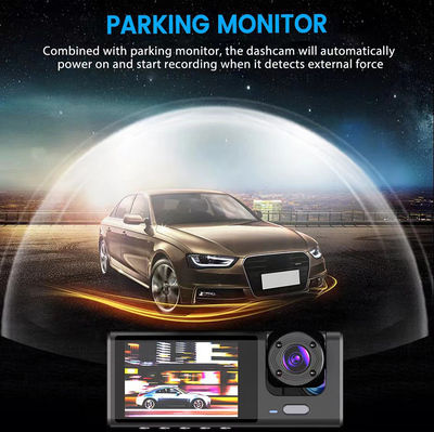 Powertech PT-1331 Σετ Κάμερα DVR Αυτοκινήτου 1080P με Οθόνη 2" & Κάμερα Οπισθοπορείας