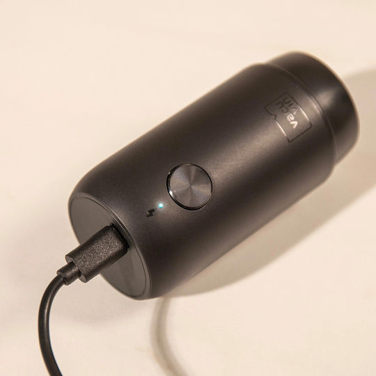 Vacuvin Ηλεκτρική Αντλία Αφαίρεσης Αέρα 25w Usb-c Μαύρη