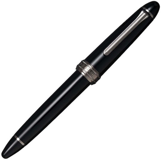 Sailor Stilou Medium Negru Cu Cerneală Neagră