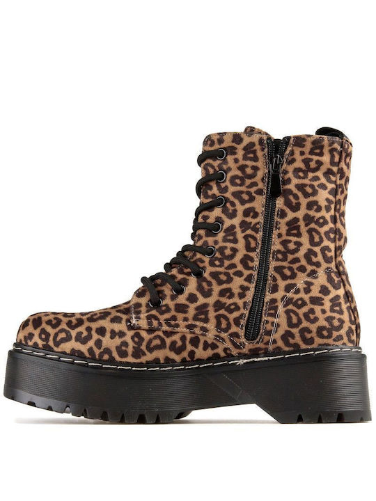 Animal Print Ankle Boots