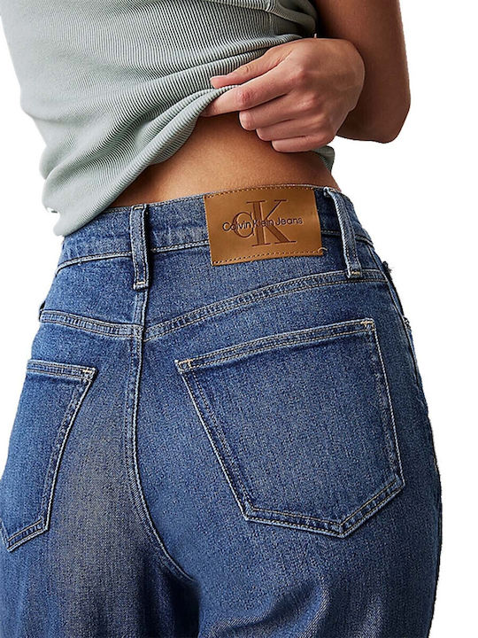 Calvin Klein J20j224514 1bj Сини Mom Дънки