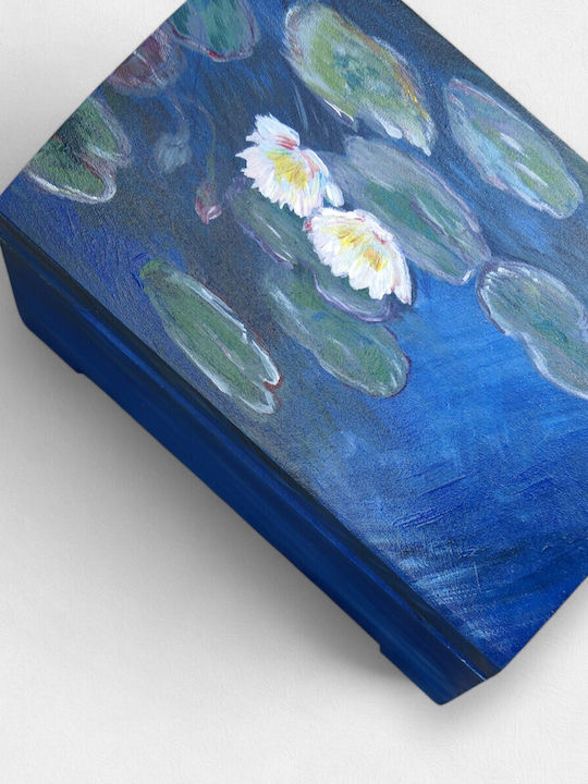 Artifact Ξύλινο Κουτί Νουφαρα Του Monet 18χ12χ10cm