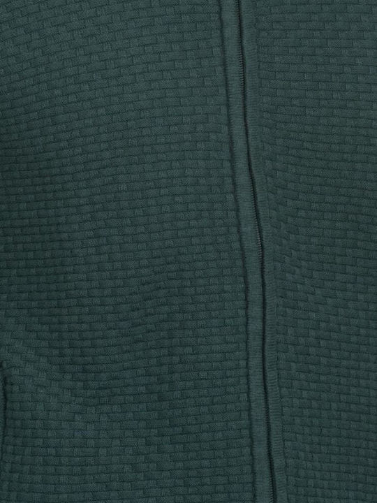Cardigan Tricotat pentru Bărbați Green