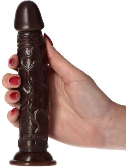 Toyz4lovers Amedeo Ρεαλιστικό Dildo με Βεντούζα Καφέ 19cm