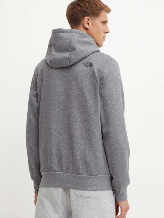 The North Face Grey Heather with Hood