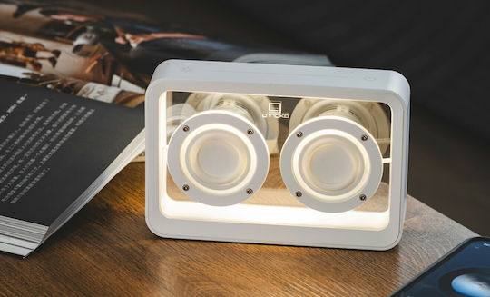 Gingko Mage See-Through Bluetooth високоговорител 4W с живот на батерията до 8 часа Бял