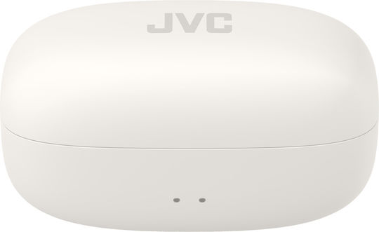 JVC HA-NP1T Offenes Ohr Bluetooth-Freisprecheinrichtung Kopfhörer mit Schweißresistenz und Ladeetui Off White