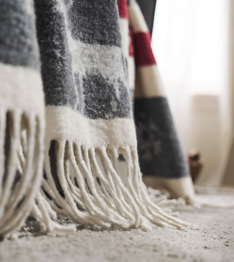 Christmas Sofa Blanket Fianna 116 Gofis Home Cotton Polyester 130x170