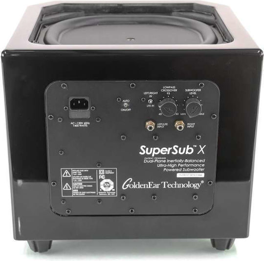GoldenEar Supersub X Самоусилващ Субуфер 1400W Черен