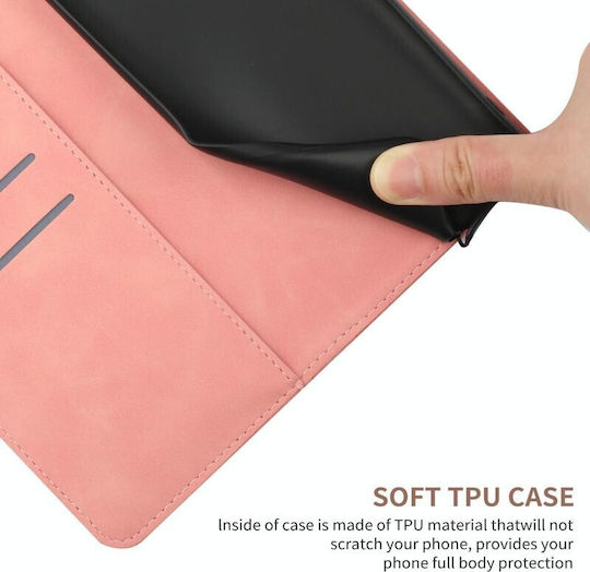 Stitching Embossed Wallet Ροζ (TCL 505)