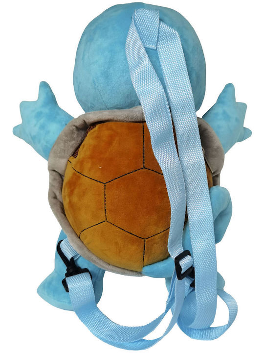 Nintendo Pokemon Squirtle Plush School Bag Backpack Kindergarten Light Blue
