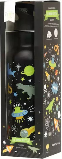 A Little Lovely Company Bottle XL Double Wall Stainless Steel 500ml Galaxy Dbsxga81 #dbsxga81
