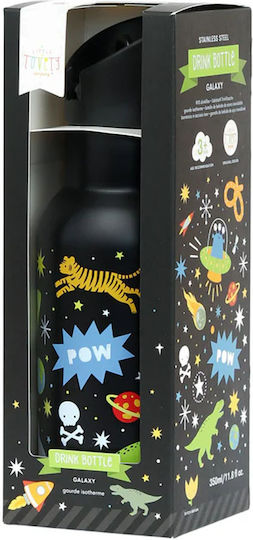 A Little Lovely Company Double Wall Stainless Steel Bottle 350ml Galaxy Dbssga78 #dbssga78