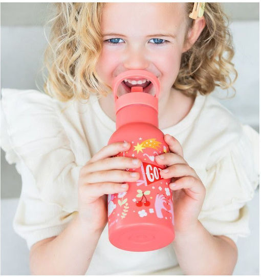 A Little Lovely Company Double Wall Stainless Steel Bottle 350ml Fun Dbssfu79 #dbssfu79