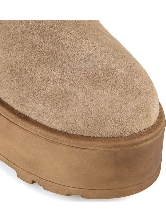 Women's Beige Boots