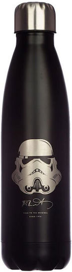 Puckator Sticlă de Apă pentru Copii Termos Star Wars Oțel inoxidabil Negru 500ml