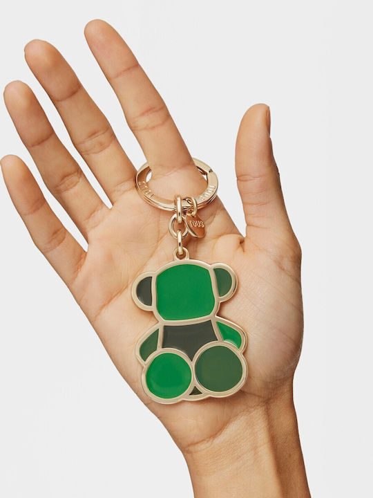 Tous Keychain Bear Green