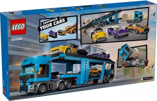 LEGO Lego-Stadt City Auto Transporter LKW Mit Sportwagen Für 7+ Jahre 998Stücke