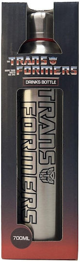 Blue Sky Sticlă pentru copii Transformers Oțel Inoxidabil Argintiu 700ml