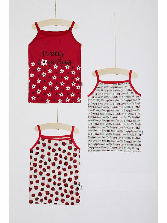 Set of Kids' Undershirts Multicolored 3pcs