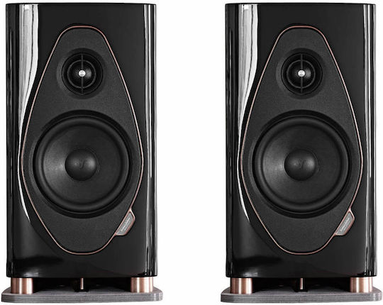 Sonus Faber Sonetto G2 II Pair of Hi-Fi Speakers Bookself 200W 2 No of Drivers W22.7xD35.5xH41.1cm. Black