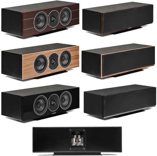 Sonus Faber Lumina CI Hi-Fi Speaker Central 100W 2 No of Drivers W52.3xD21.2xH16.8cm. Walnut