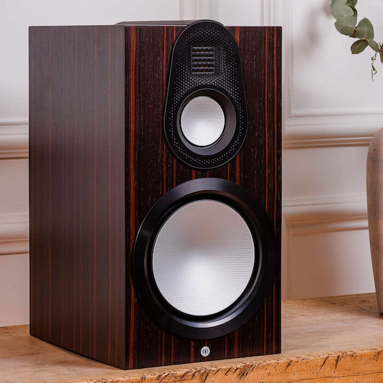 Monitor Audio Gold 100 6G Pair of Hi-Fi Speakers Bookself 500W 3 No of Drivers Macassar