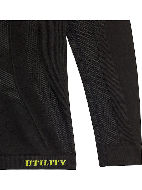 Diadora Ανδρικό Ισοθερμικό Παντελόνι Compression Μαύρο