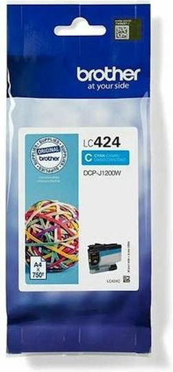 Brother LC-424 Original InkJet Printer Ink Cyan