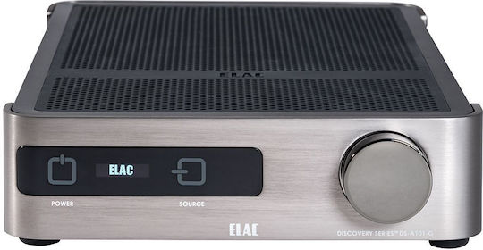 Elac Explore DS-A101 Ολοκληρωμένος Ενισχυτής Hi-Fi Stereo 80W/4Ω 40W/8Ω Ασημί