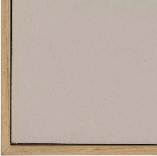 Embossed MDF Panel Beige 60x3.8x60 cm