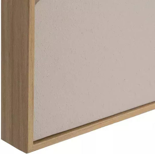 Embossed MDF Panel Beige 60x3.8x60 cm